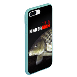 Чехол для iPhone 7Plus/8 Plus матовый Лучший рыбак - лещ - фото 2