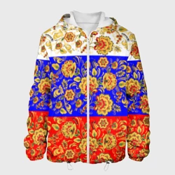 Мужская куртка 3D Хохлома