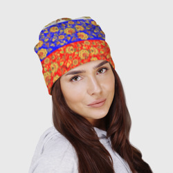 Шапка 3D Хохлома - фото 2