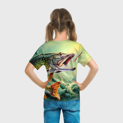 Детская футболка 3D Лучший рыбак - фото 6