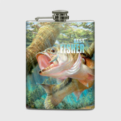 Фляга Лучший рыбак - большой окунь