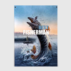 Постер Лучший рыбак - большая щука