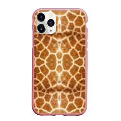 Чехол для iPhone 11 Pro Max матовый Шкура Жирафа