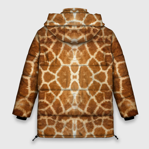 Женская зимняя куртка Oversize Шкура Жирафа, цвет черный - фото 2