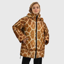 Женская зимняя куртка Oversize Шкура Жирафа - фото 2