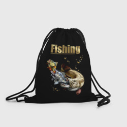 Рюкзак-мешок 3D Рыбалка - пищевая цепочка