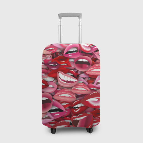 Чехол для чемодана 3D Женские рты