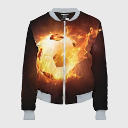 Женский бомбер 3D Мяч