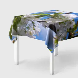 Скатерть 3D Вишнёвый цвет