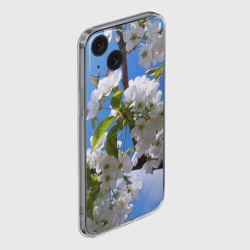 Чехол для iPhone 15 силиконовый с защитой камеры Вишнёвый цвет - фото 2