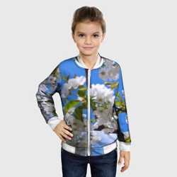 Детский бомбер 3D Вишнёвый цвет - фото 2