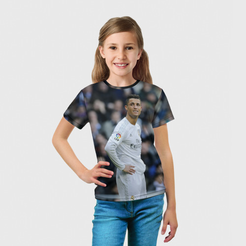 Детская футболка 3D Cristiano Ronaldo, цвет 3D печать - фото 5