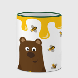Кружка с полной запечаткой Медведь в мёде - фото 2