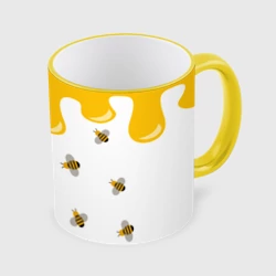 Кружка с полной запечаткой Медведь в мёде