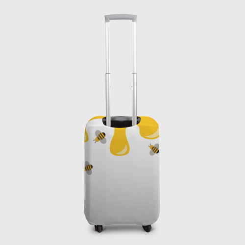 Чехол для чемодана 3D Медведь в мёде, цвет 3D печать - фото 2