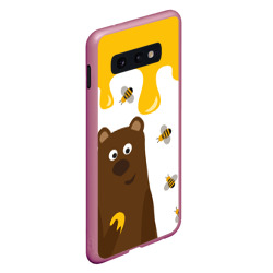 Чехол для Samsung S10E Медведь в мёде - фото 2