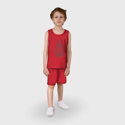 Детская пижама с шортами хлопок Гладкое море - фото 2