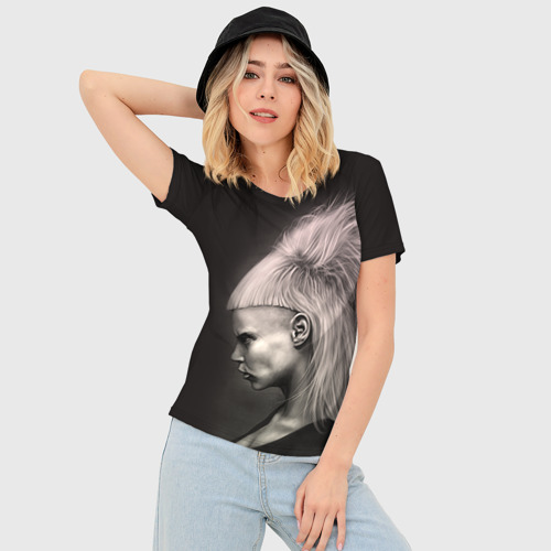 Женская футболка 3D Slim Die Antwoord 6, цвет 3D печать - фото 3