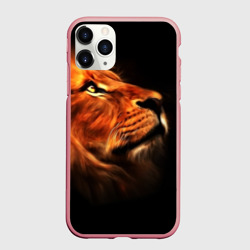 Чехол для iPhone 11 Pro Max матовый Lion