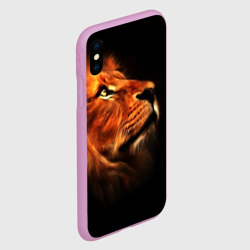 Чехол для iPhone XS Max матовый Lion - фото 2
