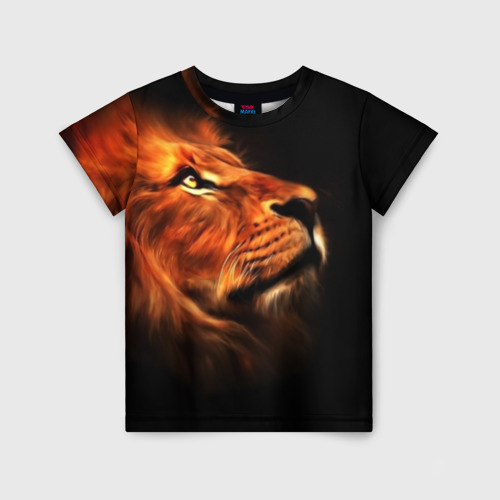 Детская футболка 3D Lion