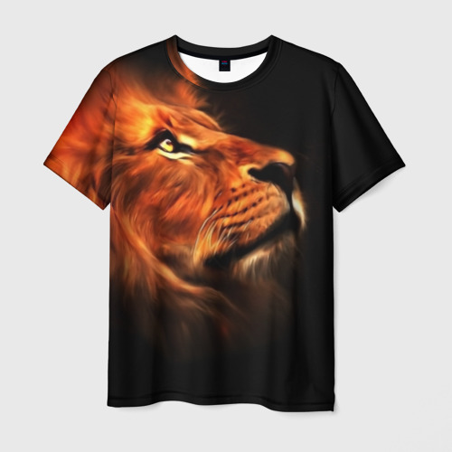 Мужская футболка 3D Lion, цвет 3D печать