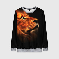 Женский свитшот 3D Lion
