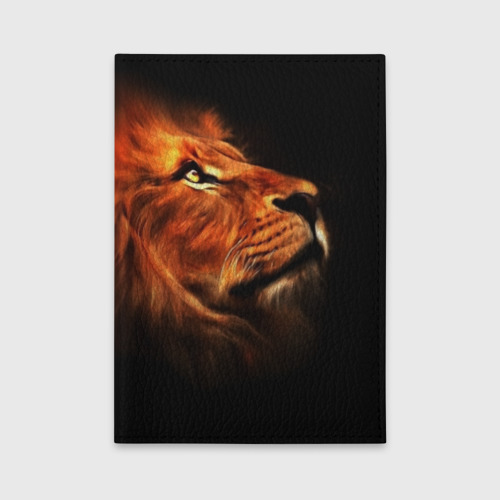 Обложка для автодокументов Lion, цвет голубой