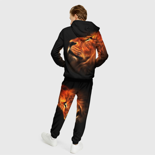 Мужской костюм 3D Lion, цвет черный - фото 4