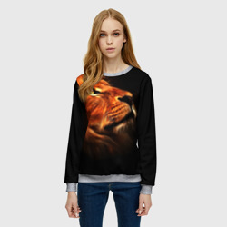 Женский свитшот 3D Lion - фото 2