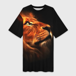 Платье-футболка 3D Lion
