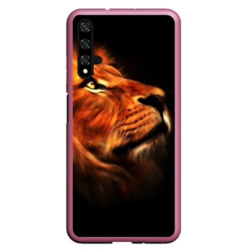 Чехол для Honor 20 Lion, цвет малиновый