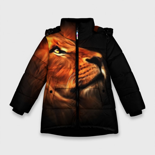 Зимняя куртка для девочек 3D Lion