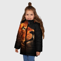 Зимняя куртка для девочек 3D Lion - фото 2