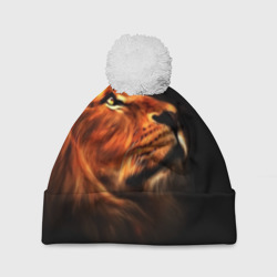 Шапка 3D c помпоном Lion