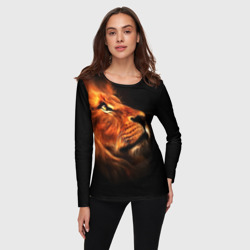 Женский лонгслив 3D Lion - фото 2