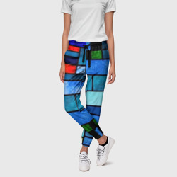 Женские брюки 3D Мозаичная абстракция - фото 2