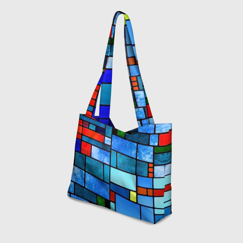 Пляжная сумка 3D Мозаичная абстракция - фото 3