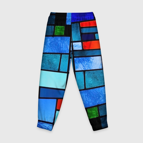 Детские брюки 3D Мозаичная абстракция, цвет 3D печать - фото 2