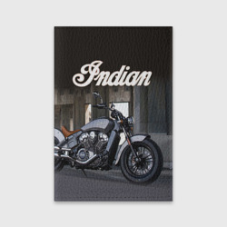 Обложка для паспорта матовая кожа Indian 8