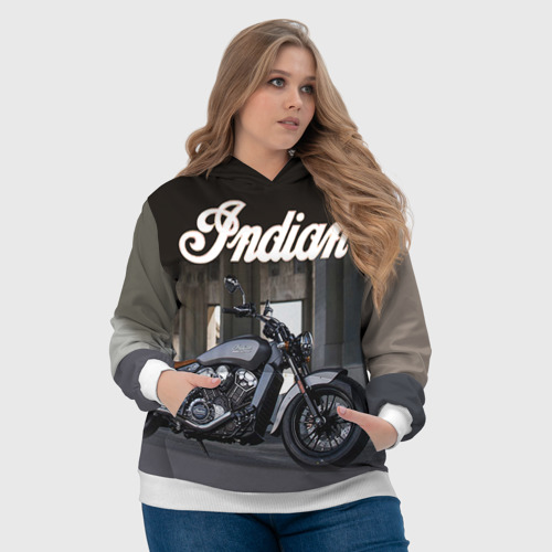 Женская толстовка 3D Indian 8, цвет 3D печать - фото 6