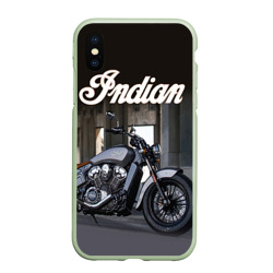 Чехол для iPhone XS Max матовый Indian 8
