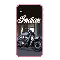 Чехол для iPhone XS Max матовый Indian 8