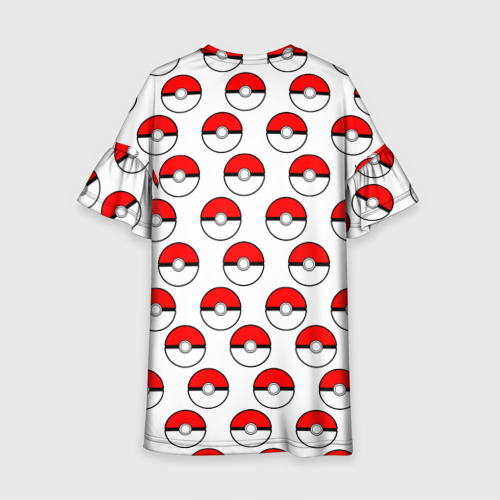 Детское платье 3D Pokemon Pokeball, цвет 3D печать - фото 2