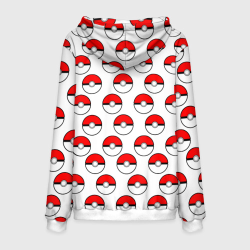 Мужская толстовка 3D Pokemon Pokeball, цвет белый - фото 2