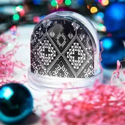 Игрушка Снежный шар Индейские мотивы - фото 2