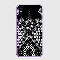 Чехол для iPhone XS Max матовый Индейские мотивы