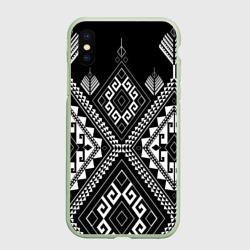 Чехол для iPhone XS Max матовый Индейские мотивы
