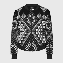 Женский бомбер 3D Индейские мотивы