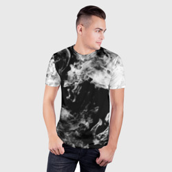 Мужская футболка 3D Slim Дым - фото 2
